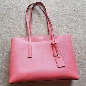 Kate Spade Margaux large work tote (peach melba)